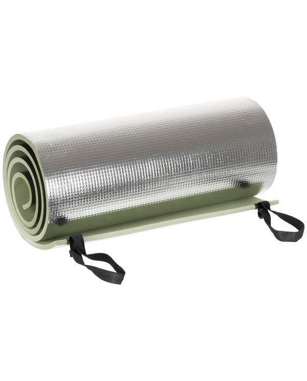 Sleeping Pad, OD green, one side aluminium coated