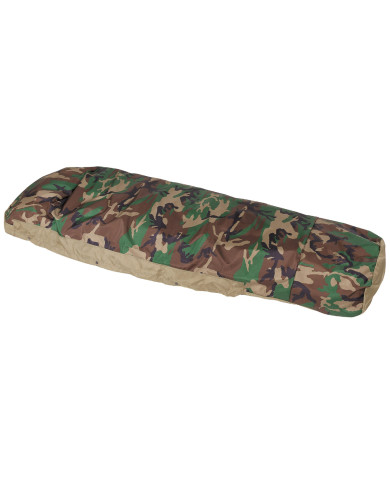 Sleeping Bag Cover, Modular, 3-Layer Laminate, woodland