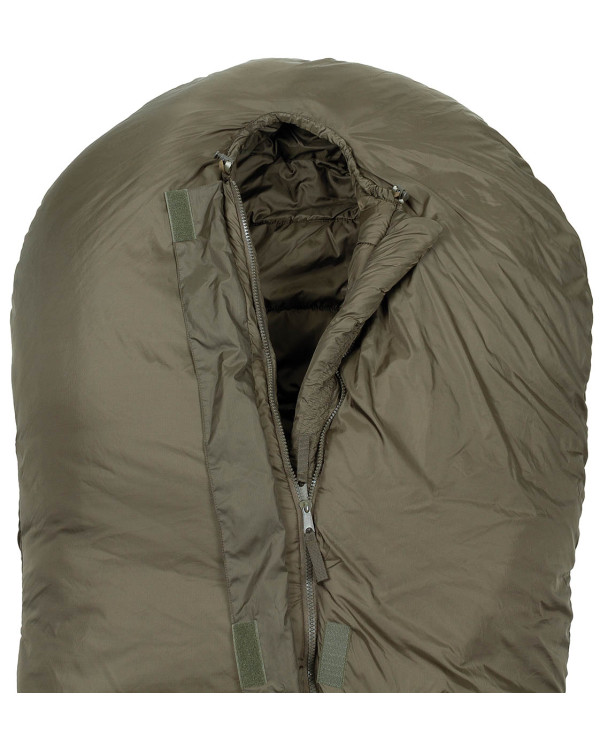 Mummy Sleeping Bag, "3 Seasons", OD green, 2-layer filling