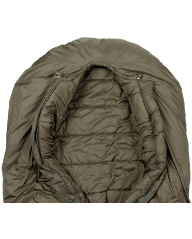 Mummy Sleeping Bag, "3 Seasons", OD green, 2-layer filling