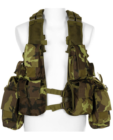 Tactical Vest, various pockets, M 95 CZ camo
