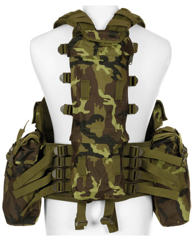 Tactical Vest, various pockets, M 95 CZ camo