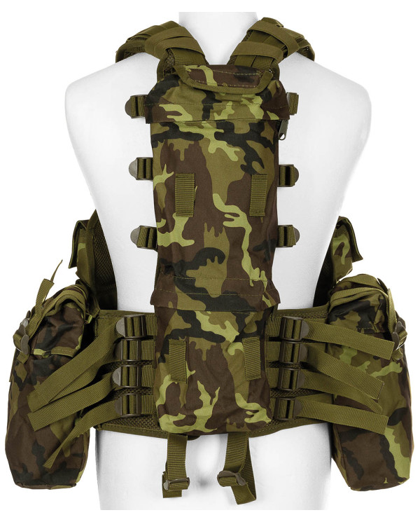 Tactical Vest, various pockets, M 95 CZ camo