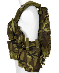 Tactical Vest, various pockets, M 95 CZ camo