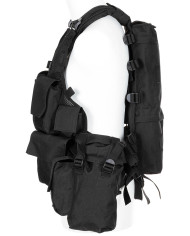 Tactical Vest, various pockets, black