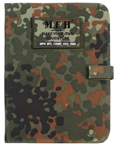 Notebook, A5, flecktarn