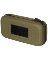 Case, Hardshell, large, with hook-and-loop straps, OD green