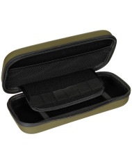 Case, Hardshell, large, with hook-and-loop straps, OD green