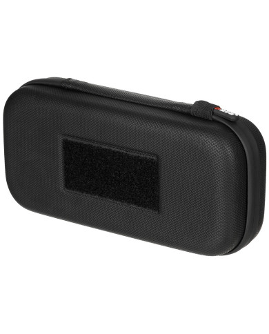 Case, Hardshell, large, with hook-and-loop straps, black