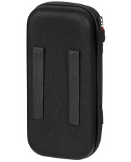 Case, Hardshell, large, with hook-and-loop straps, black