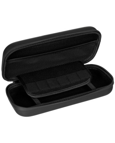 Case, Hardshell, large, with hook-and-loop straps, black