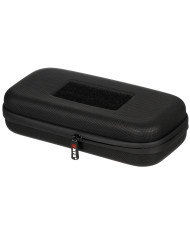 Case, Hardshell, large, with hook-and-loop straps, black
