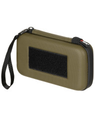 Case, Hardshell, small, with hook-and-loop straps, OD green