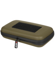 Case, Hardshell, small, with hook-and-loop straps, OD green