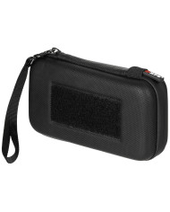 Case, Hardshell, small, with hook-and-loop straps, black