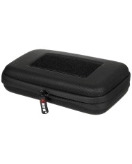 Case, Hardshell, small, with hook-and-loop straps, black
