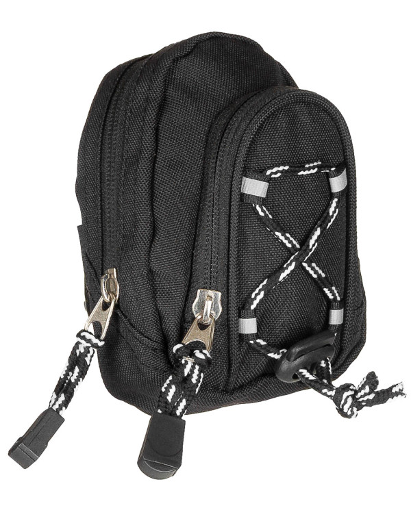 Camera Pouch, drawstring, black