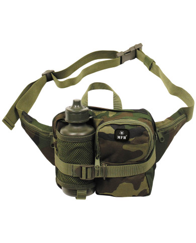 Waist Bag with Drinking Bottle, woodland