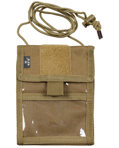 Neck Pouch, coyote tan