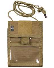 Neck Pouch, coyote tan
