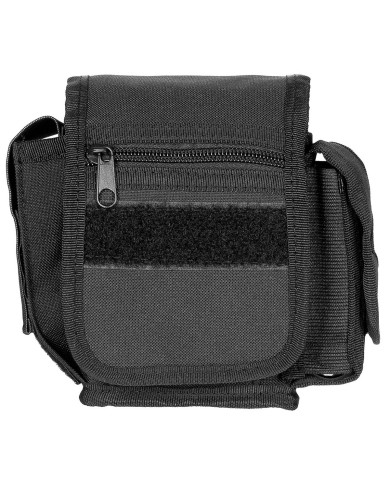 Belt Pouch with 3 compartments,  black
