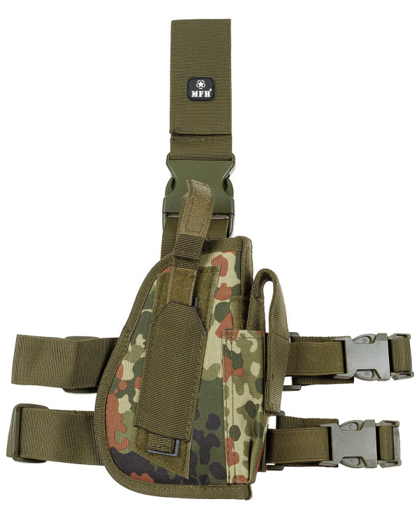 Leg Holster, right, flecktarn
