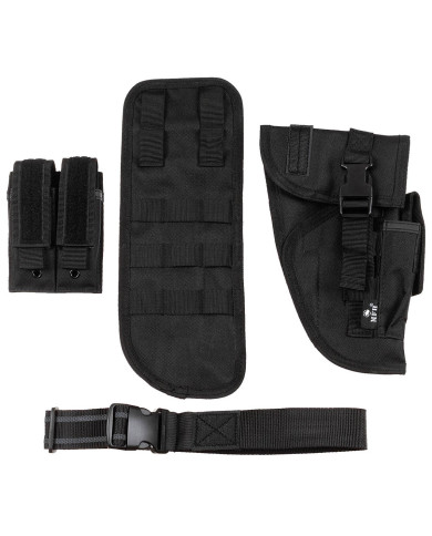 Leg Holster, black, "Tactical", right