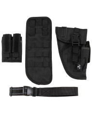 Leg Holster, black, "Tactical", right