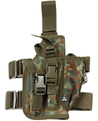 Leg Holster, flecktarn, right