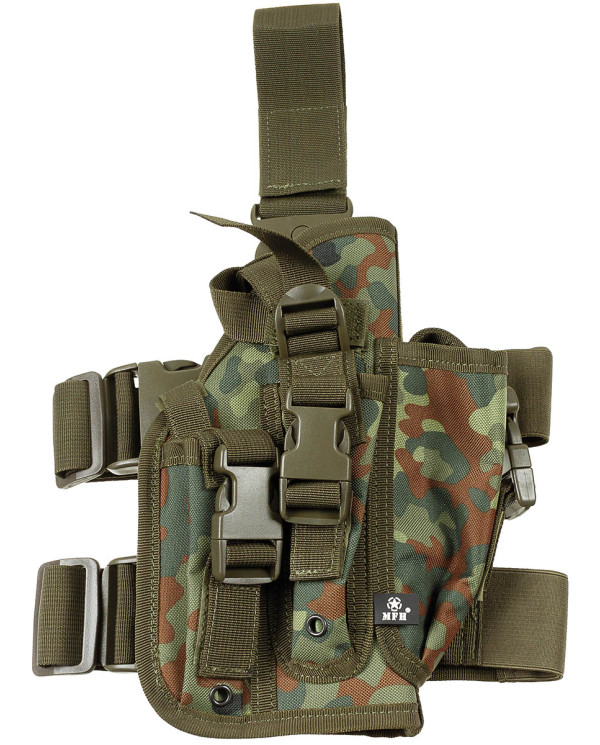 Leg Holster, flecktarn, right