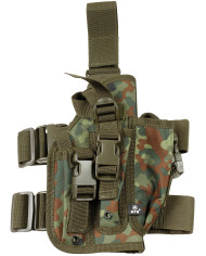 Leg Holster, flecktarn, right