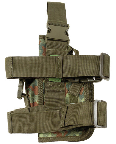 Leg Holster, flecktarn, right