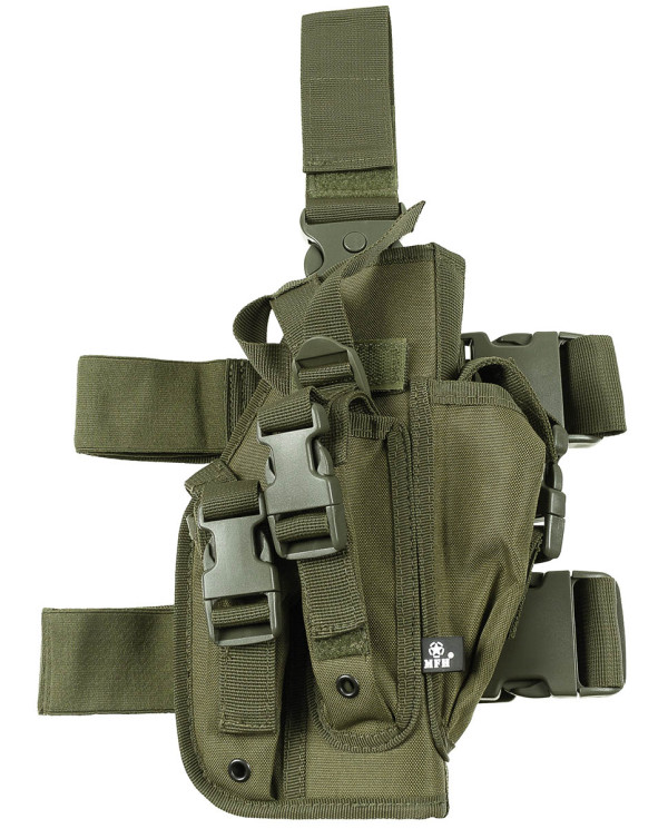Leg Holster, OD green, right