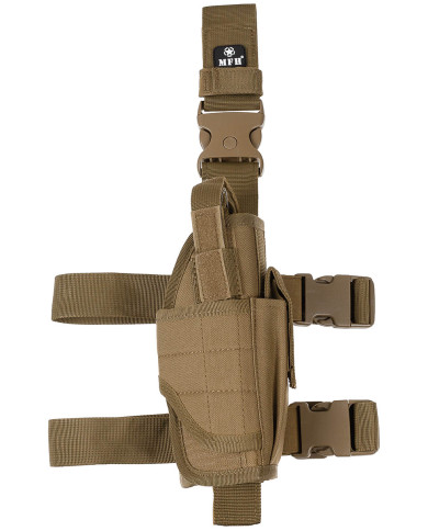 Leg Holster, coyote tan, adjustable, right