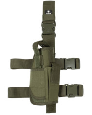 Leg Holster, OD green, adjustable, right