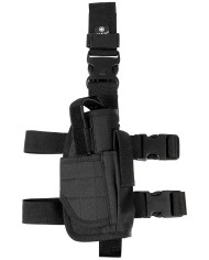 Leg Holster, black,  adjustable, right