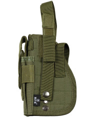 Pistol Holster, "MOLLE", right, OD green