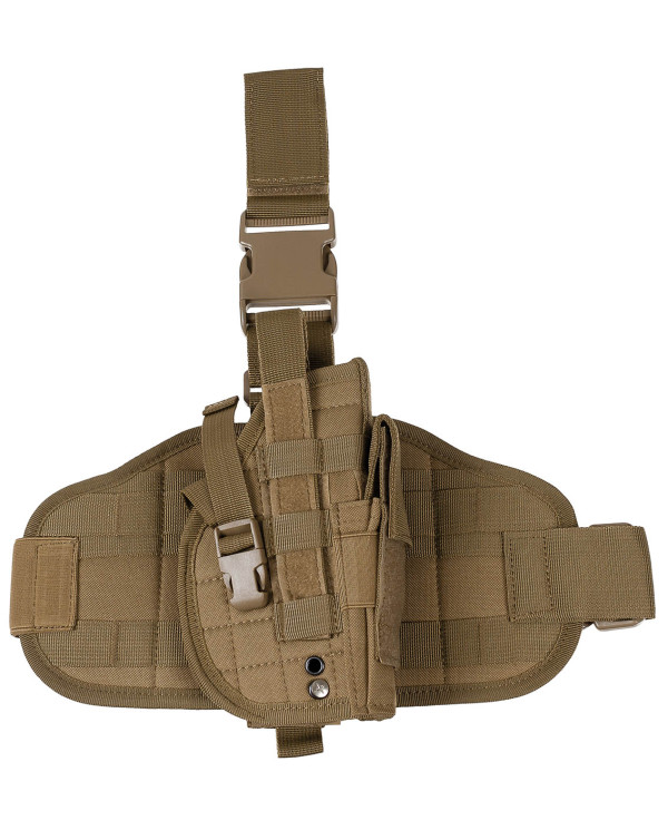 Leg Holster, "MOLLE", right, coyote tan