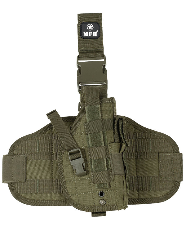 Leg Holster, "MOLLE", right, OD green