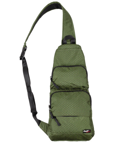 Shoulder Bag, OD green, Rip Stop, Nylon