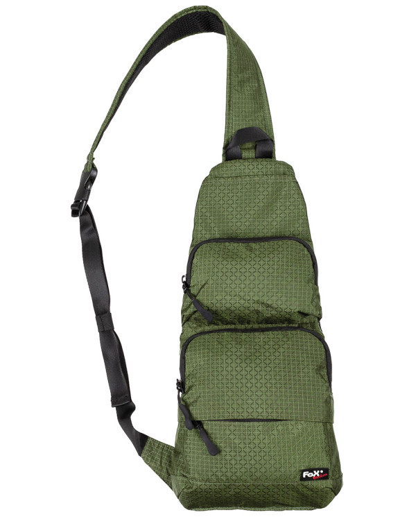 Shoulder Bag, OD green, Rip Stop, Nylon
