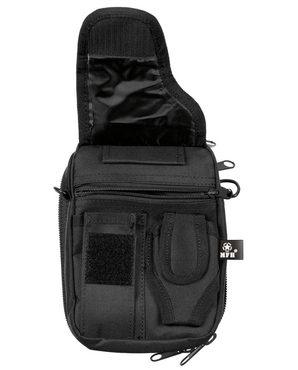 Shoulder Bag, black,  with detachable holster