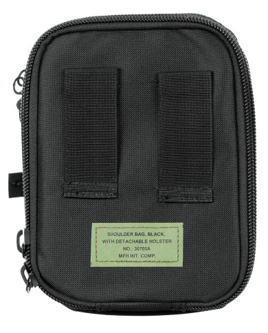 Shoulder Bag, black,  with detachable holster