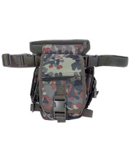 Hip Bag, flecktarn, leg- and belt fixation
