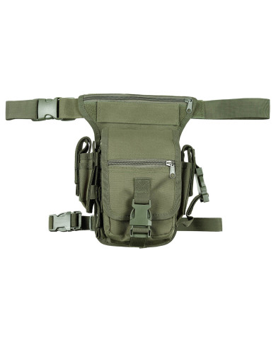 Hip Bag, OD green, leg- and belt fixation