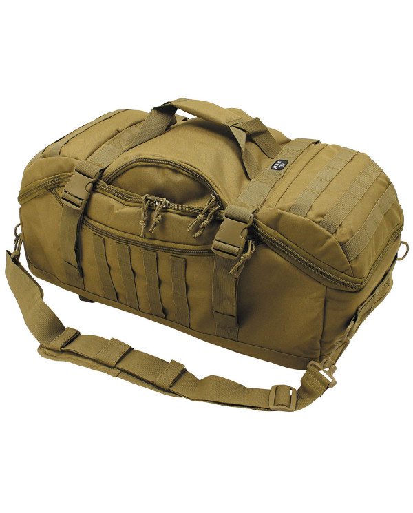 Duffel Backpack, "Travel", coyote tan