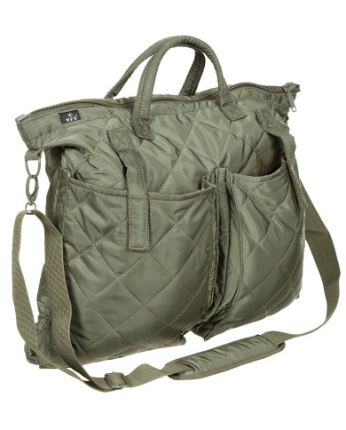 BW Flight Helmet Bag, with shoulder strap, OD green