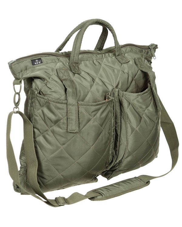BW Flight Helmet Bag, with shoulder strap, OD green