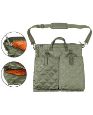 BW Flight Helmet Bag, with shoulder strap, OD green