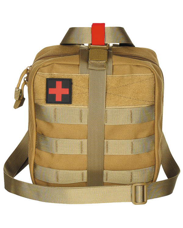 Pouch, First Aid, large, "MOLLE IFAK", coyote tan